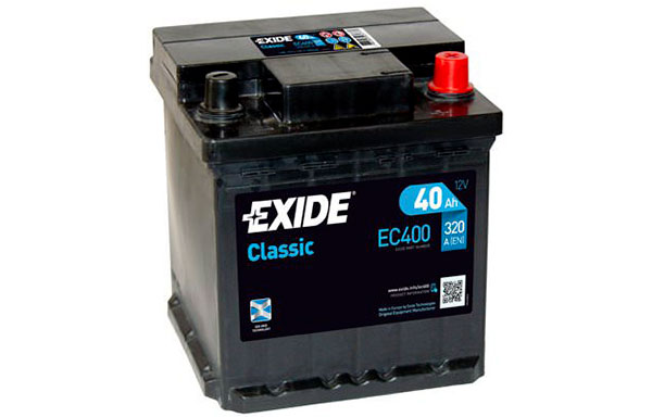 EXIDE CLASSIC – 12V, 40Ah, 320A